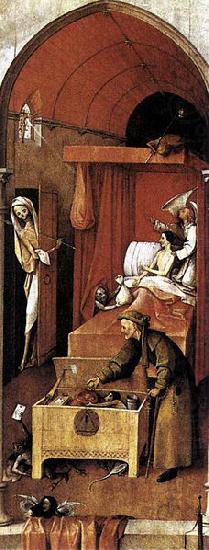 Death and the Usurer, Hieronymus Bosch